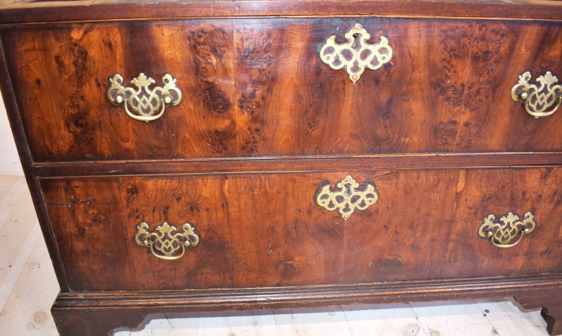 Yew wood chest of drawers - Image 6